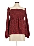 Umgee Red Long Sleeve Blouse Size M - photo 1