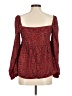 Umgee Red Long Sleeve Blouse Size M - photo 2