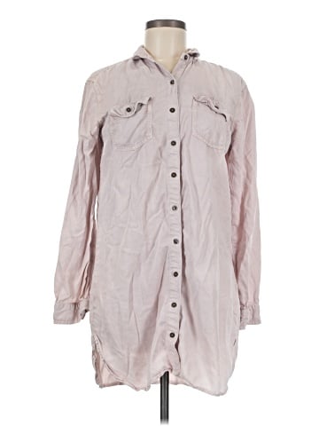 SNEAK PEEK Long Sleeve Button-Down Shirt (view 1)