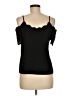 Monteau Black Short Sleeve Top Size M - photo 2
