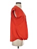 Ro & De 100% Polyester Orange Short Sleeve Blouse Size S - photo 4