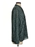 Acevog 100% Polyester Polka Dots Teal Long Sleeve Blouse Size S - photo 4