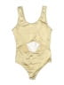 Assorted Brands 100% Lycra Metallic Gold One Piece Swimsuit Size 6 - photo 2
