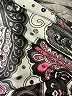 Unbranded Paisley Gray Black Casual Dress Size 00 - photo 4
