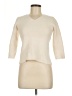 Apostrophe Ivory 3/4 Sleeve Top Size L - photo 1