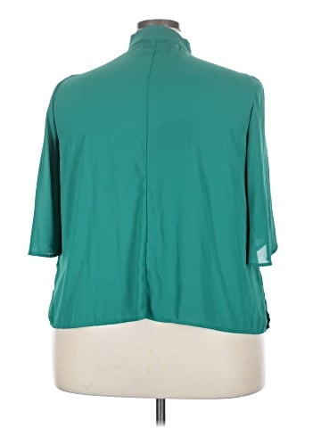 ELOQUII 3/4 Sleeve Blouse (view 2)