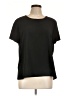 Notations 100% Polyester Black Short Sleeve Top Size L - photo 1