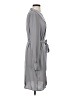 BCBGMAXAZRIA 100% Polyester Solid Gray Casual Dress Size S - photo 4