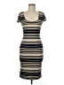 Bailey Blue Stripes Tan Casual Dress Size M - photo 1