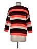 Express Stripes Orange Pullover Sweater Size M - photo 2