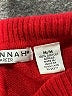 Hannah 100% Acrylic Red Pullover Sweater Size M - photo 7