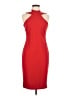 Bebe Solid Red Cocktail Dress Size 8 - photo 1