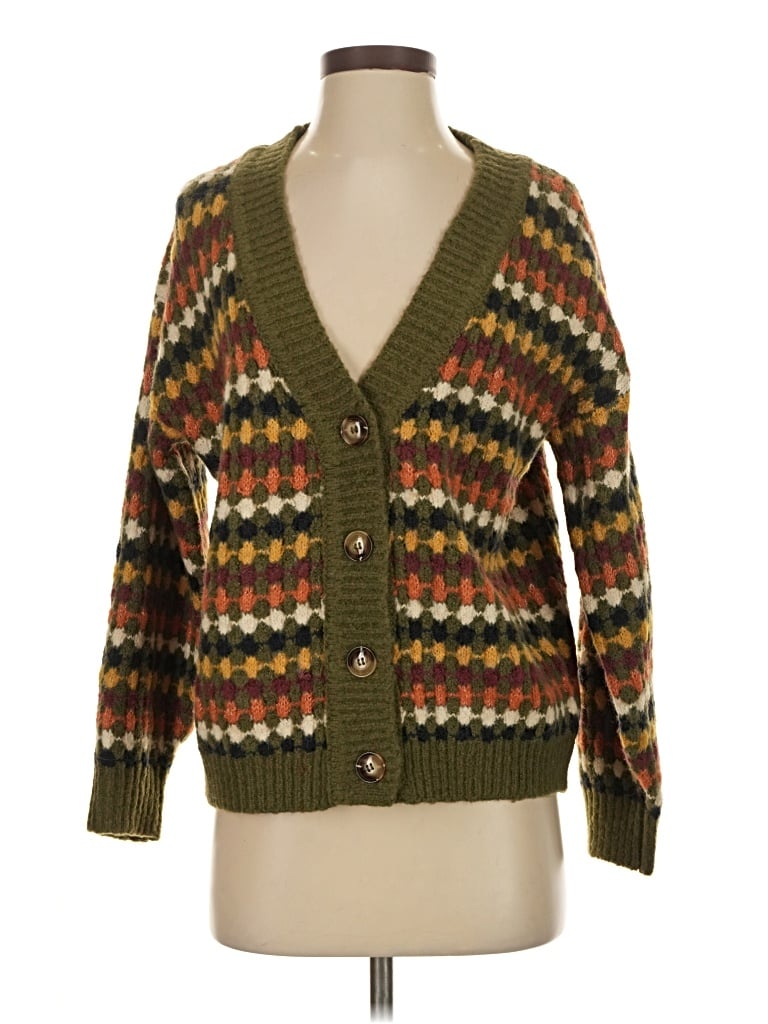 Pre-owned Vici Cardigan Sweater In Brown