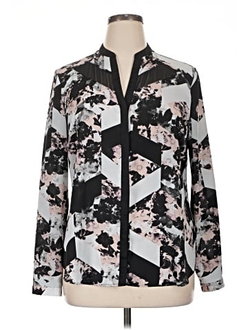 Attention Long Sleeve Blouse (view 1)