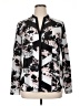Attention 100% Polyester Print Gray Long Sleeve Blouse Size XL - photo 1