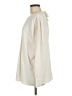 Ann Taylor 100% Polyester Ivory Long Sleeve Blouse Size L - photo 5