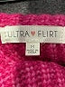 Ultra Flirt 100% Polyester Pink Turtleneck Sweater Size M - photo 7