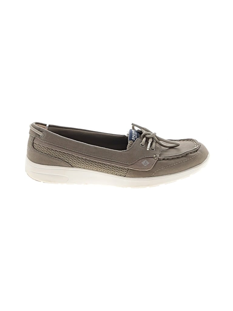 Pre-owned Sperry Top-sider® Flats Tan Shoes In Brown