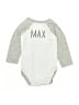Assorted Brands Graphic Silver Gray Long Sleeve Onesie Size 12-18 mo - photo 2