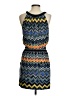 BCBGMAXAZRIA Chevron-herringbone Blue Casual Dress Size XS - photo 2