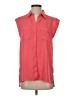 Ann Taylor 100% Polyester Pink Sleeveless Blouse Size S - photo 1