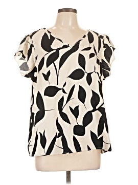 Shein Curve Short Sleeve Blouse