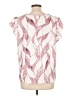 Shein Curve Pink Short Sleeve Blouse Size 12 Plus (0) - photo 2