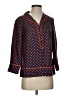 J.Crew Collection 100% Silk Polka Dots Orange 3/4 Sleeve Silk Top Size XXS - photo 1