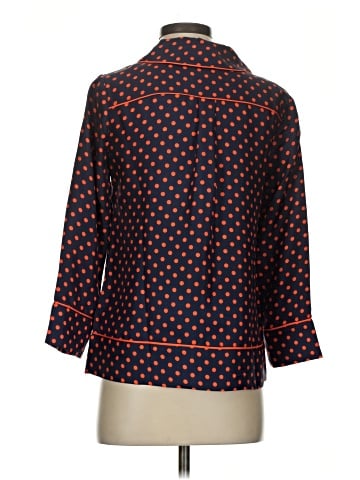 J.Crew Collection 3/4 Sleeve Silk Top (view 2)