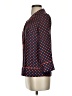 J.Crew Collection 100% Silk Polka Dots Orange 3/4 Sleeve Silk Top Size XXS - photo 5
