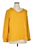 Unbranded Yellow Long Sleeve Blouse Size XL (estimated) - photo 1