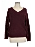 Harlow & Rose 100% Acrylic Burgundy Pullover Sweater Size L - photo 1