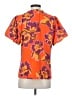 Magaschoni 100% Polyester Orange Short Sleeve Blouse Size S - photo 2