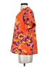 Magaschoni 100% Polyester Orange Short Sleeve Blouse Size S - photo 5