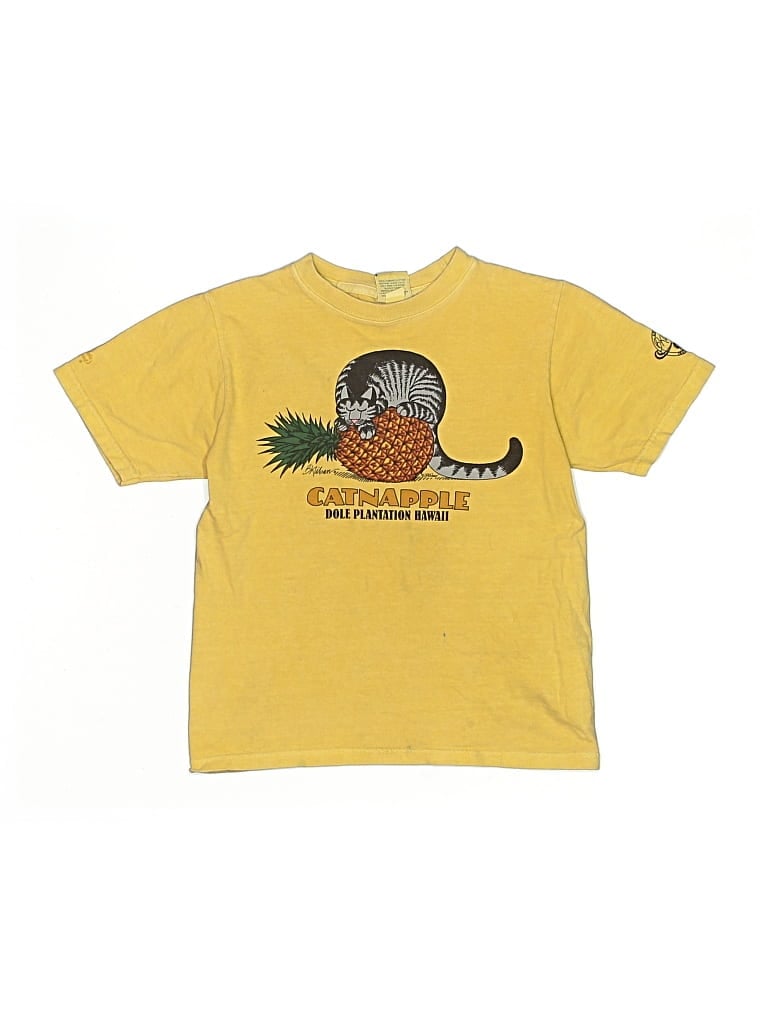 Pre-owned Crazy Shirts Kids' Short Sleeve T-shirt In Yellow