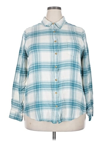 Caslon Long Sleeve Button-Down Shirt (view 1)