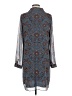 CAbi 100% Polyester Paisley Blue Casual Dress Size M - photo 2