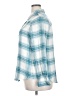 Caslon 100% Rayon Plaid Blue Long Sleeve Button-Down Shirt Size XXL - photo 5