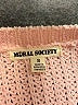 Moral Society 100% Polyester Pink Pullover Sweater Size S - photo 7