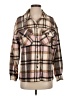 BTFBM 100% Polyester Plaid Brown Jacket Size S - photo 1