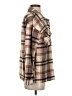 BTFBM 100% Polyester Plaid Brown Jacket Size S - photo 4