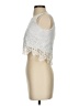 Want and Need 100% Polyester Solid White Silver Sleeveless Blouse Size S - photo 5