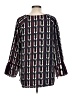 Zozo 100% Polyester Burgundy Long Sleeve Blouse Size L - photo 2