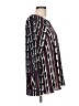 Zozo 100% Polyester Burgundy Long Sleeve Blouse Size L - photo 4