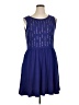 Apt. 9 Stars Blue Cocktail Dress Size XL - photo 1