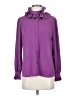 Halogen 100% Polyester Purple Long Sleeve Blouse Size S (petite) - photo 1