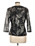 White Stag 100% Polyester Black 3/4 Sleeve Blouse Size L - photo 2