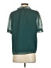 Ann Taylor LOFT 100% Polyester Teal Short Sleeve Blouse Size S - photo 2