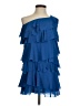 H&M 100% Polyester Blue Cocktail Dress Size 2 - photo 1