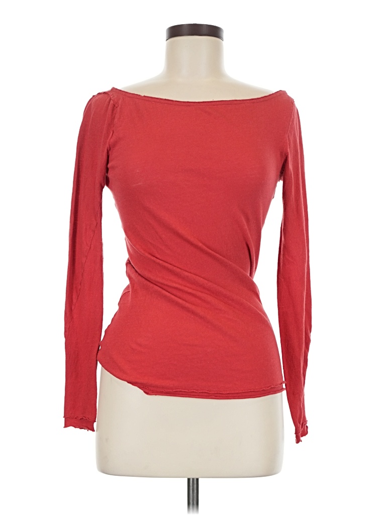 Pre-owned We The Free 3/4 Sleeve T-shirt In Red